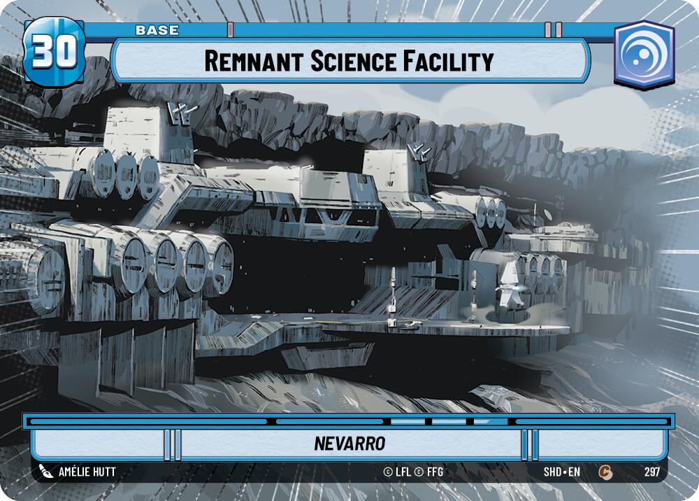 Remnant Science Facility // Shield (297 // T04) (Hyperspace) (297 // T04) [Shadows of the Galaxy] | Jomio and Rueliete's Cards and Comics