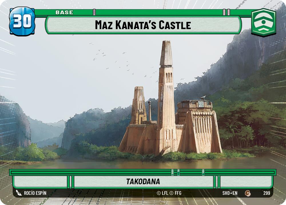 Maz Kanata's Castle // Experience (299 // T03) (Hyperspace) (299 // T03) [Shadows of the Galaxy] | Jomio and Rueliete's Cards and Comics