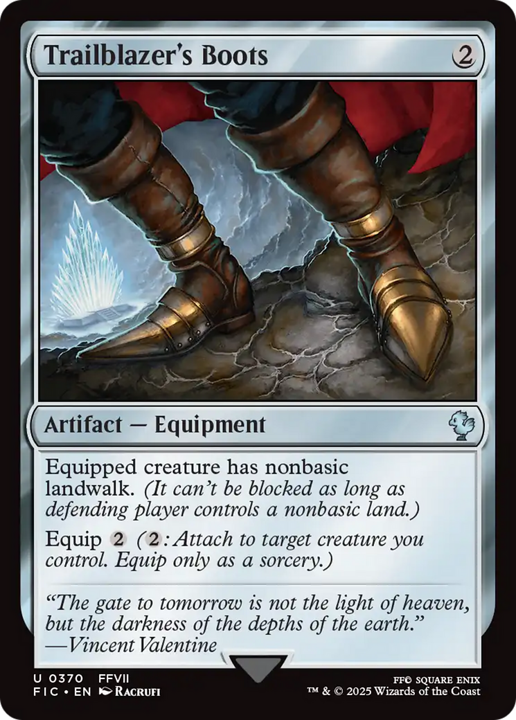 Trailblazer's Boots [FINAL FANTASY Commander] | Jomio and Rueliete's Cards and Comics
