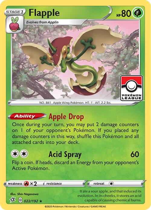Flapple (022/192) (2024 League Promo) [League & Championship Cards] | Jomio and Rueliete's Cards and Comics