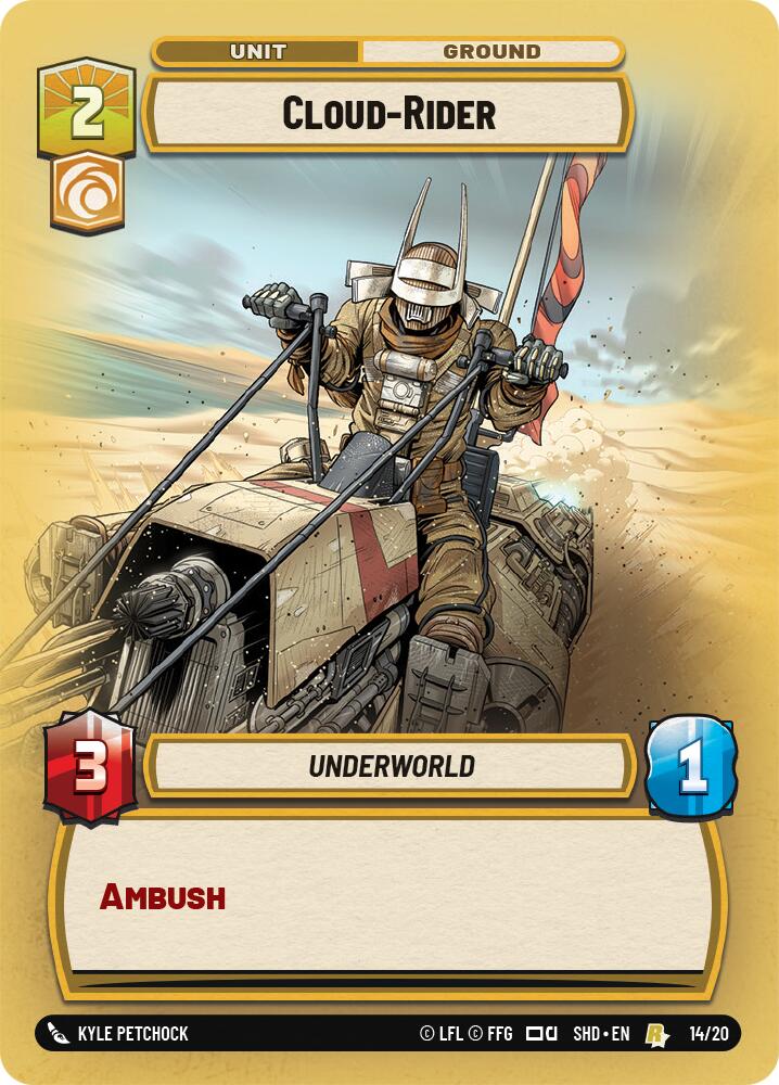 Cloud-Rider (14/20) [Shadows of the Galaxy: Weekly Play] | Jomio and Rueliete's Cards and Comics