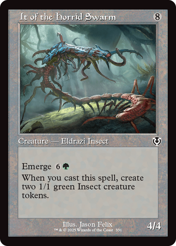 It of the Horrid Swarm (Retro Frame) [Innistrad Remastered] | Jomio and Rueliete's Cards and Comics