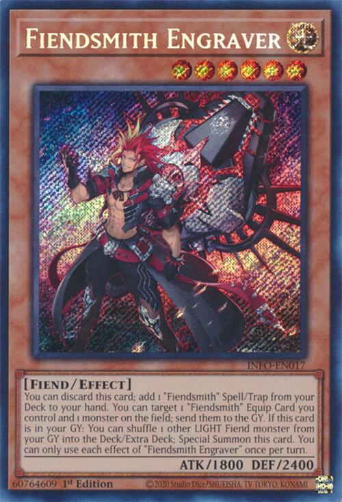 Fiendsmith Engraver [INFO-EN017] Secret Rare | Jomio and Rueliete's Cards and Comics