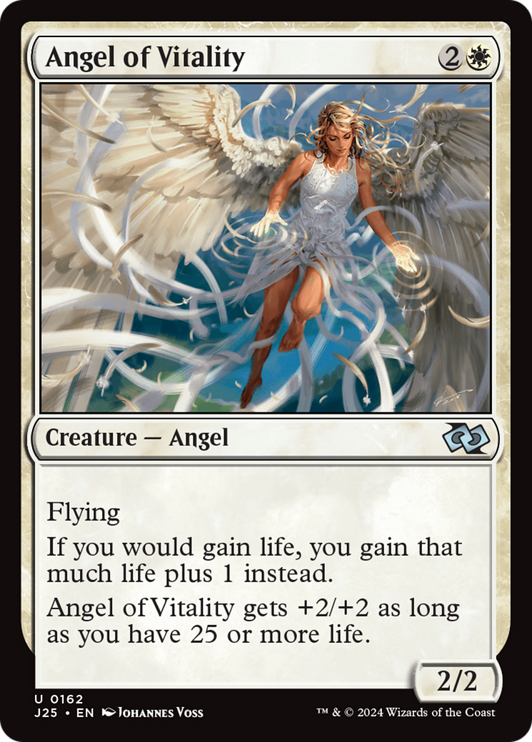 Angel of Vitality [Foundations Jumpstart] | Jomio and Rueliete's Cards and Comics