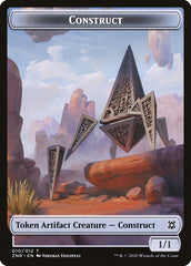 Cat Beast // Construct Double-Sided Token [Zendikar Rising Tokens] | Jomio and Rueliete's Cards and Comics