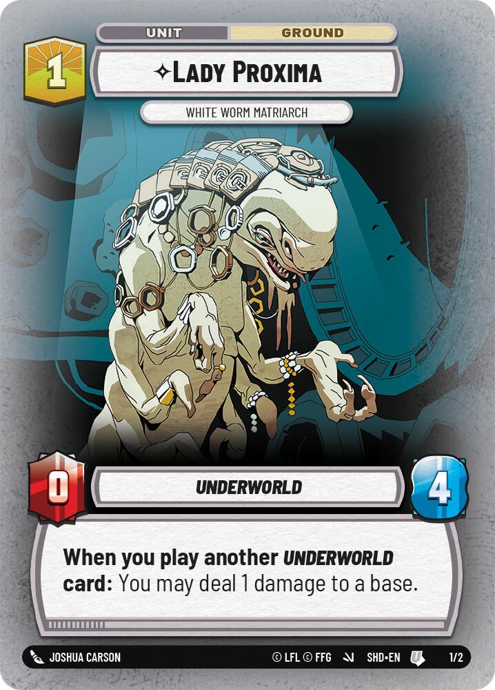 Lady Proxima - White Worm Matriarch (1/2) (1/2) [Store Showdown Promos] | Jomio and Rueliete's Cards and Comics
