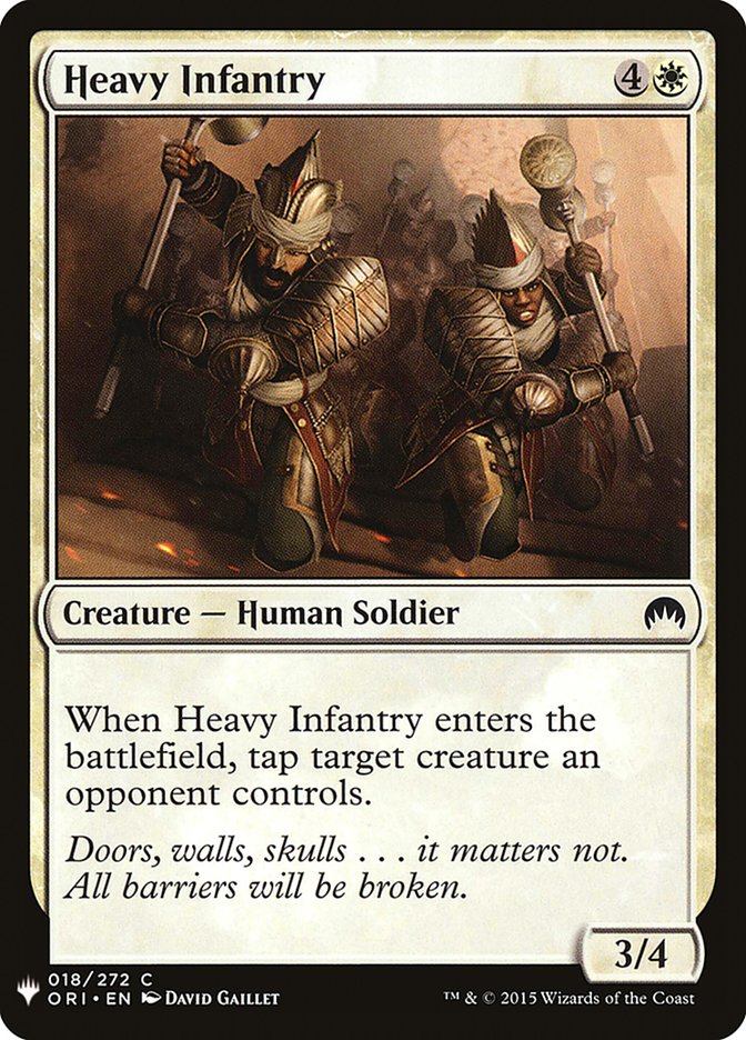 Heavy Infantry [Mystery Booster] | Jomio and Rueliete's Cards and Comics