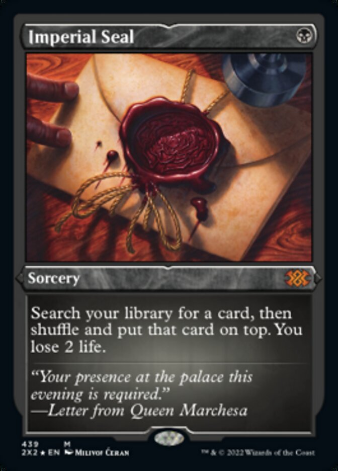 Imperial Seal (Foil Etched) [Double Masters 2022] | Jomio and Rueliete's Cards and Comics