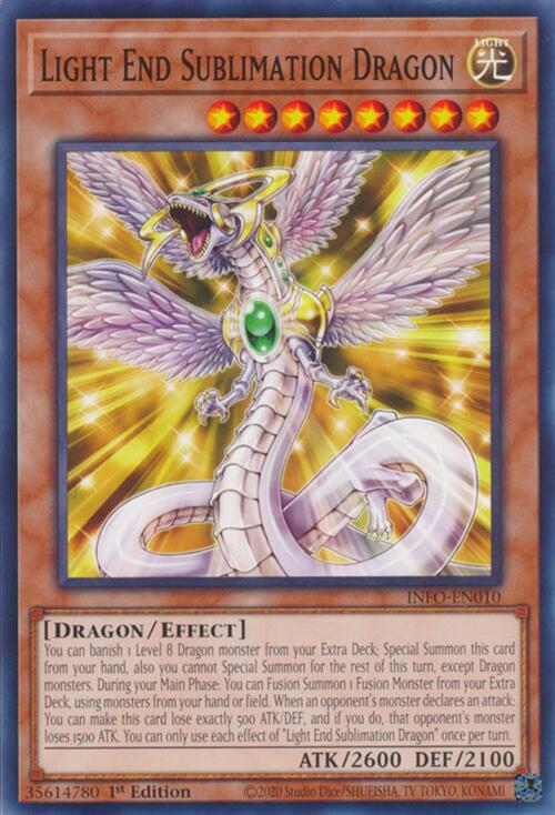 Light End Sublimation Dragon [INFO-EN010] Common | Jomio and Rueliete's Cards and Comics