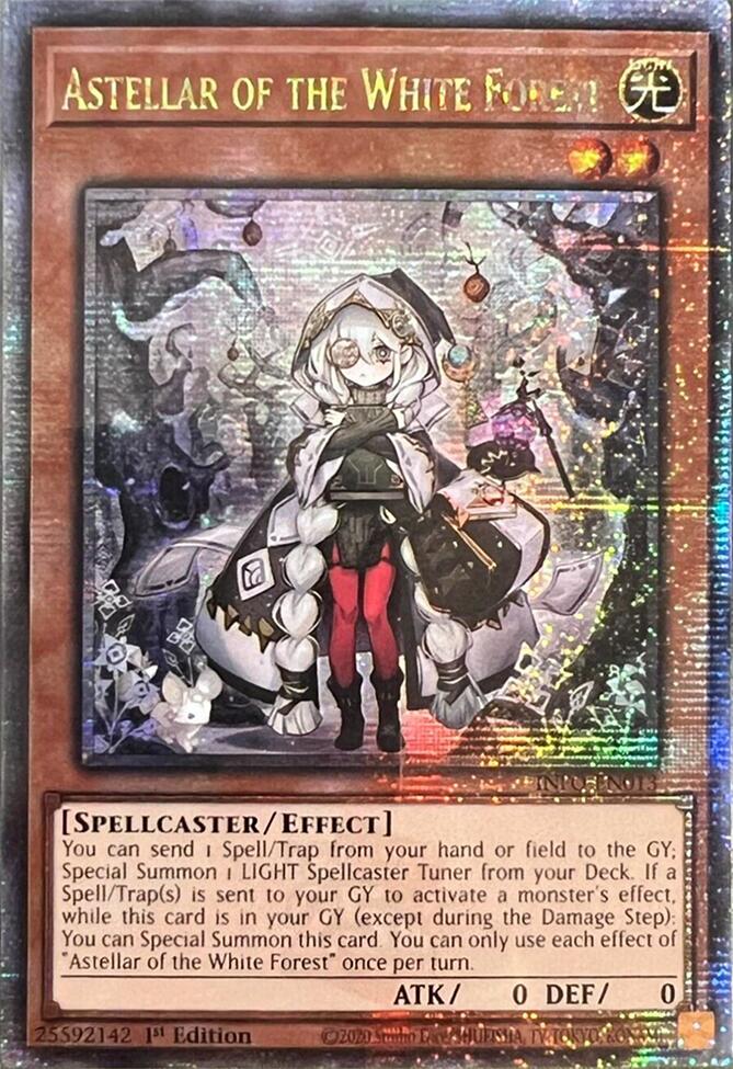 Astellar of the White Forest (Quarter Century Secret Rare) [INFO-EN013] Quarter Century Secret Rare | Jomio and Rueliete's Cards and Comics