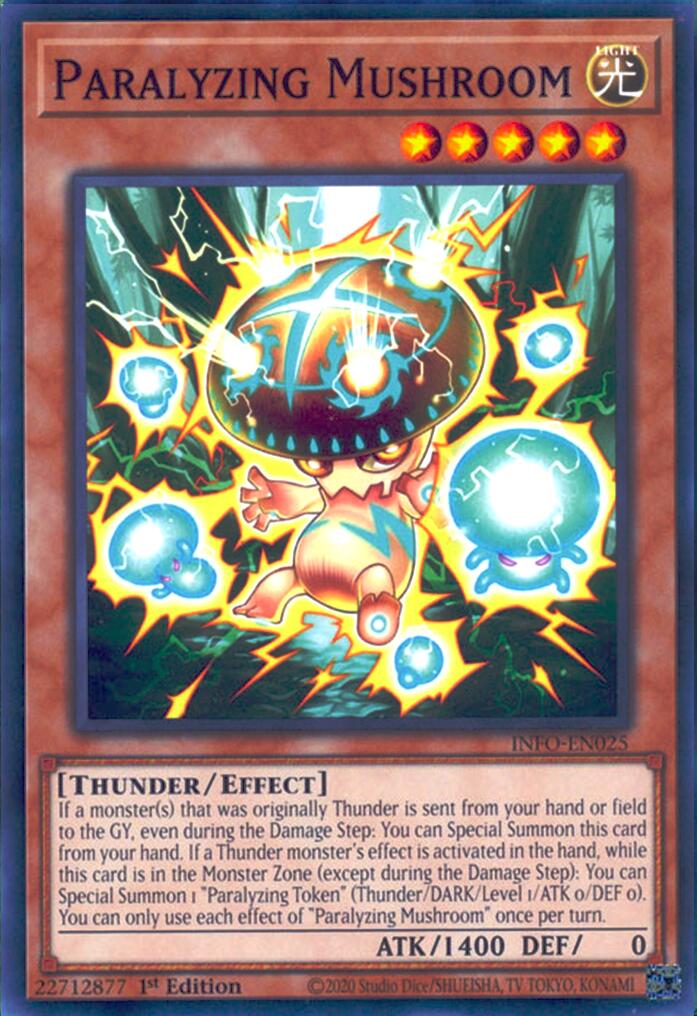 Paralyzing Mushroom [INFO-EN025] Common | Jomio and Rueliete's Cards and Comics