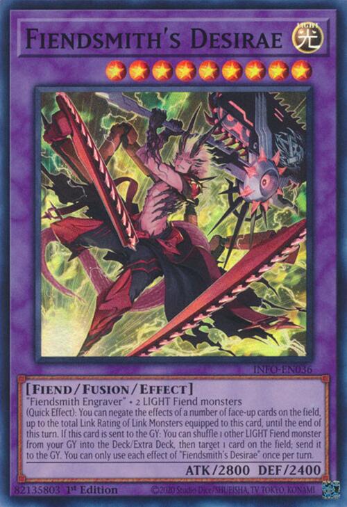 Fiendsmith's Desirae [INFO-EN036] Super Rare | Jomio and Rueliete's Cards and Comics