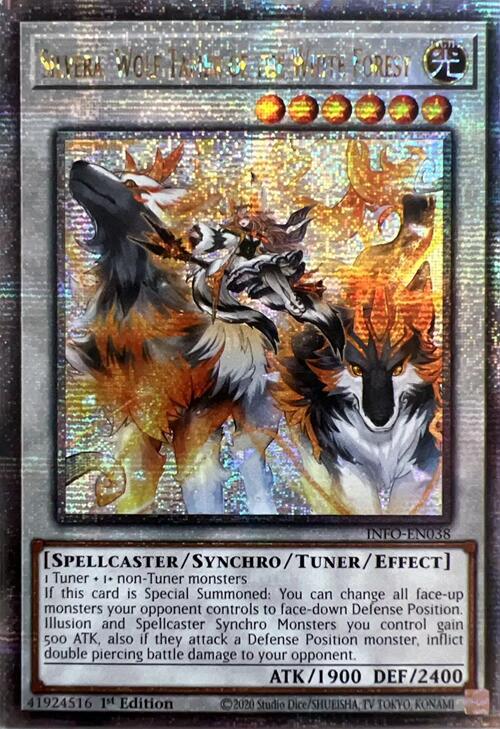 Silvera, Wolf Tamer of the White Forest (Quarter Century Secret Rare) [INFO-EN038] Quarter Century Secret Rare | Jomio and Rueliete's Cards and Comics