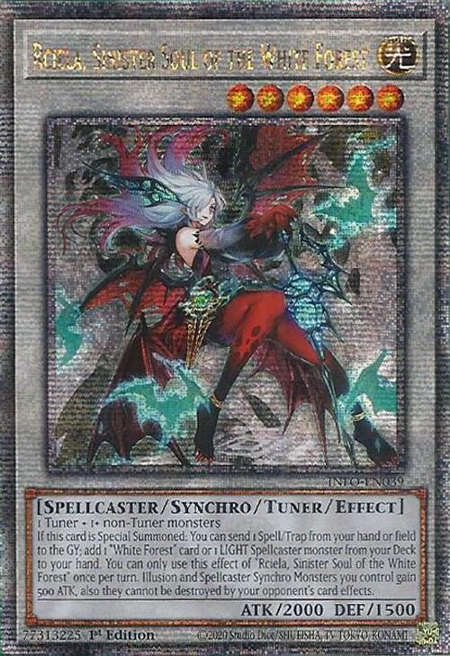 Rciela, Sinister Soul of the White Forest (Quarter Century Secret Rare) [INFO-EN039] Quarter Century Secret Rare | Jomio and Rueliete's Cards and Comics