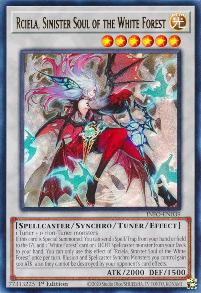 Rciela, Sinister Soul of the White Forest [INFO-EN039] Ultra Rare | Jomio and Rueliete's Cards and Comics