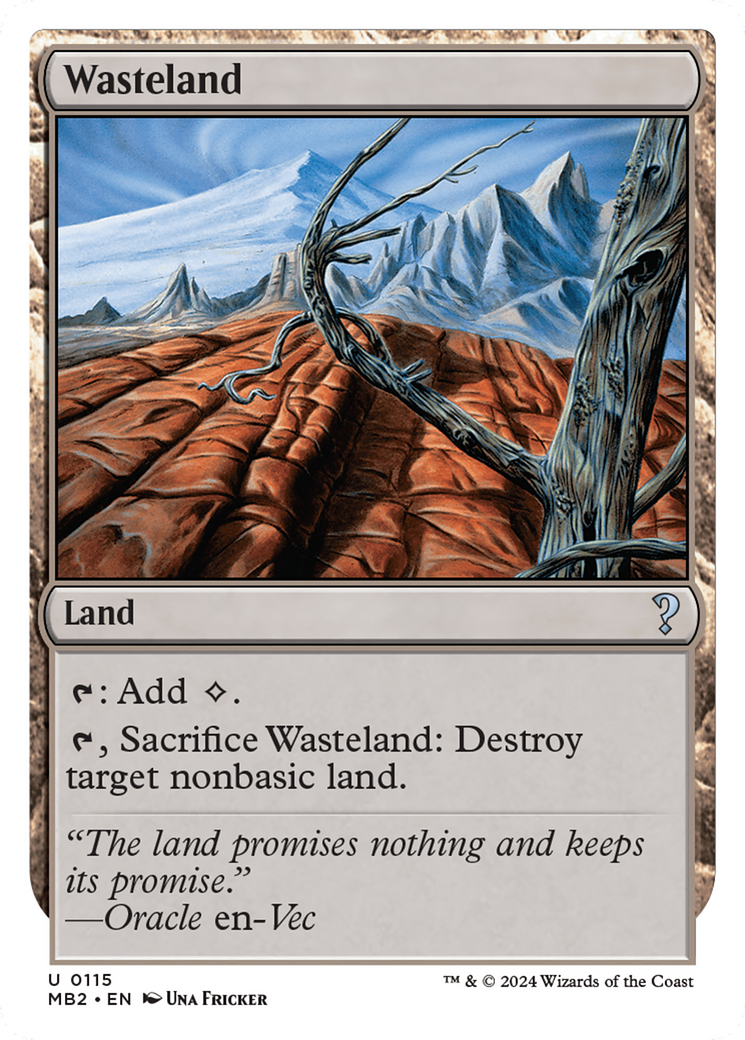 Wasteland [Mystery Booster 2] | Jomio and Rueliete's Cards and Comics