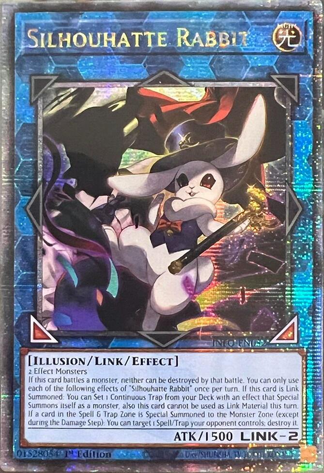 Silhouhatte Rabbit (Quarter Century Secret Rare) [INFO-EN052] Quarter Century Secret Rare | Jomio and Rueliete's Cards and Comics