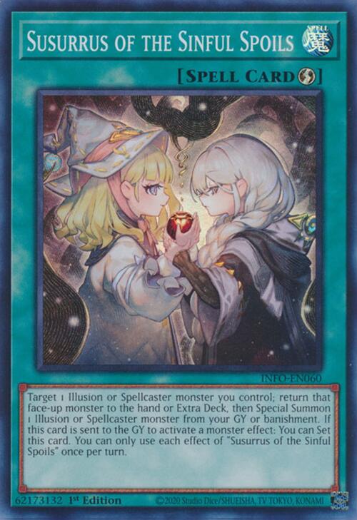 Susurrus of the Sinful Spoils [INFO-EN060] Super Rare | Jomio and Rueliete's Cards and Comics