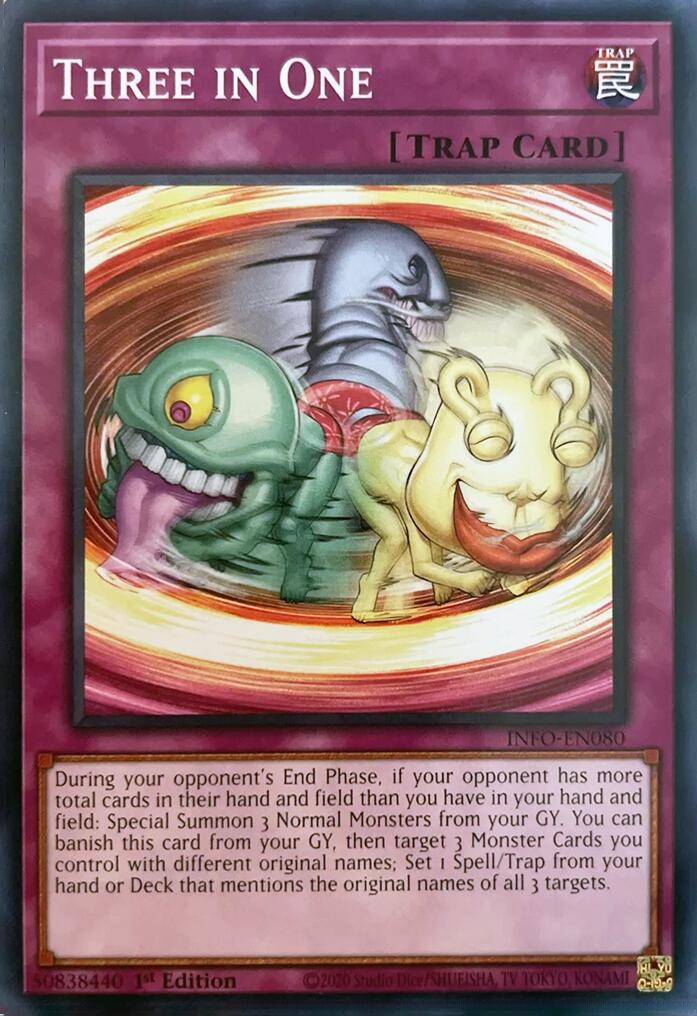 Three in One [INFO-EN080] Common | Jomio and Rueliete's Cards and Comics