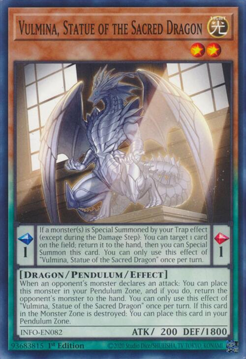 Vulmina, Statue of the Sacred Dragon [INFO-EN082] Common | Jomio and Rueliete's Cards and Comics