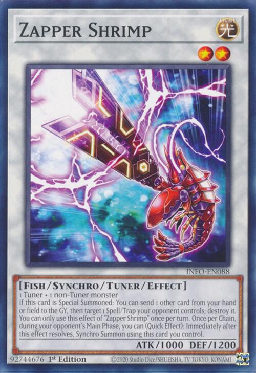 Zapper Shrimp [INFO-EN088] Common | Jomio and Rueliete's Cards and Comics