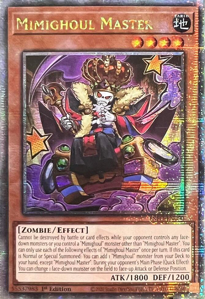 Mimighoul Master (Quarter Century Secret Rare) [INFO-EN090] Quarter Century Secret Rare | Jomio and Rueliete's Cards and Comics