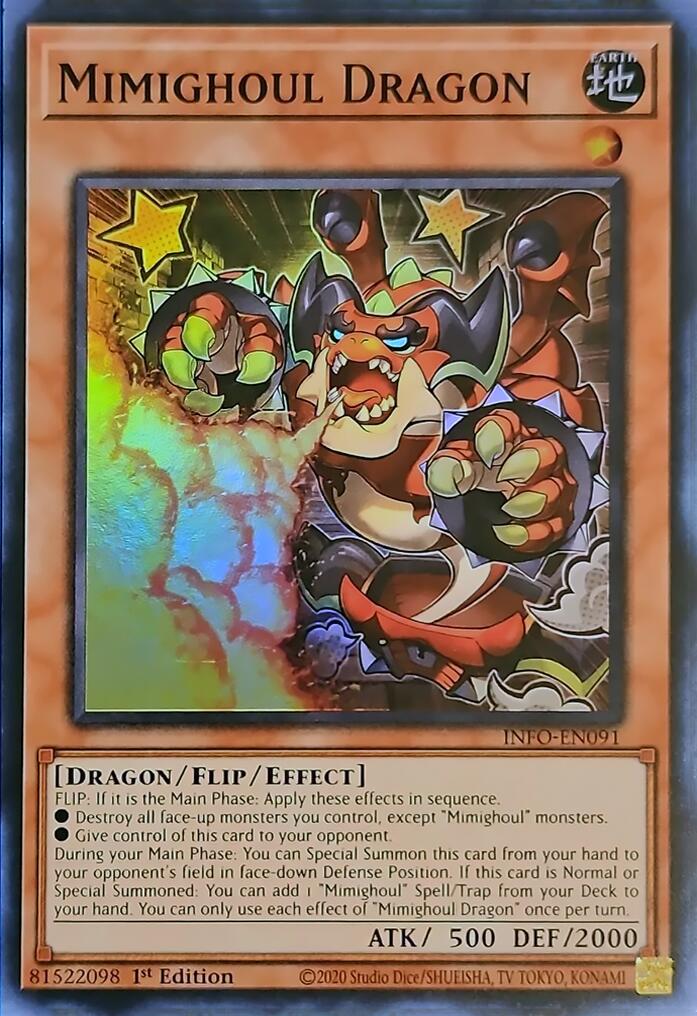 Mimighoul Dragon [INFO-EN091] Super Rare | Jomio and Rueliete's Cards and Comics
