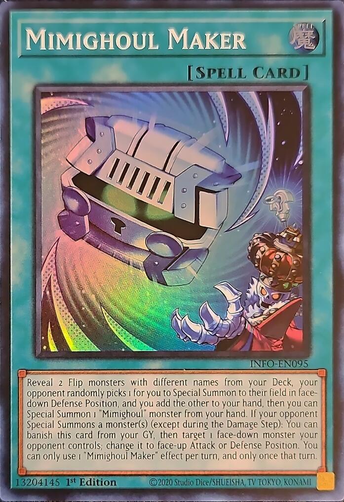 Mimighoul Maker [INFO-EN095] Super Rare | Jomio and Rueliete's Cards and Comics