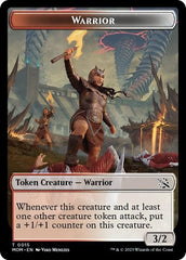 Warrior // Phyrexian Hydra (0012) Double-Sided Token [March of the Machine Tokens] | Jomio and Rueliete's Cards and Comics