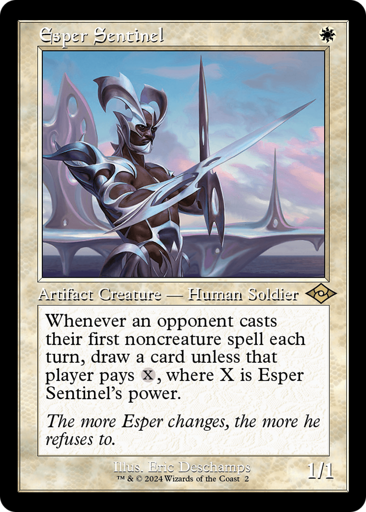 Esper Sentinel (Retro) [Modern Horizons 2] | Jomio and Rueliete's Cards and Comics