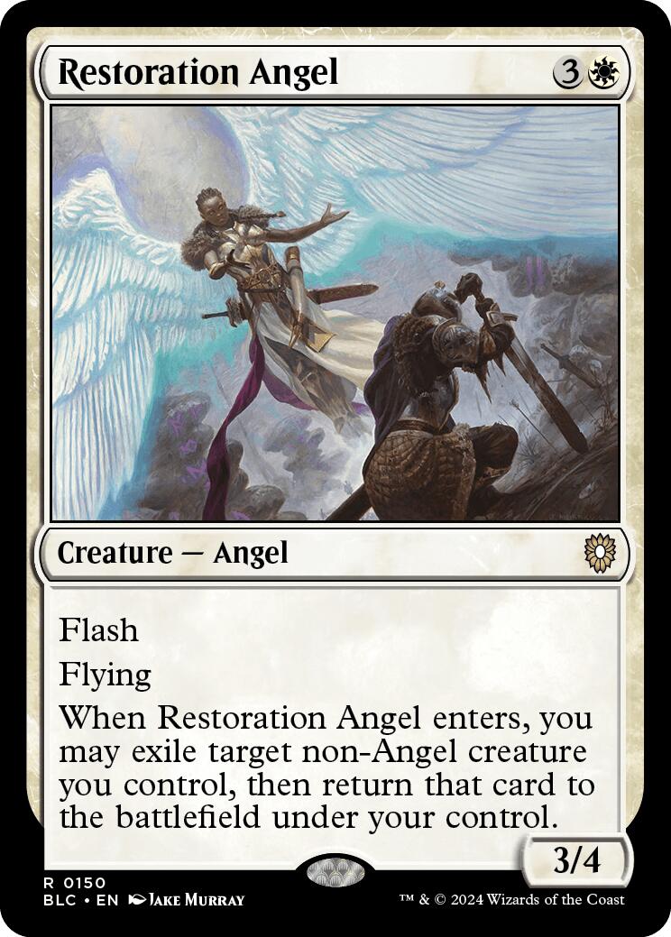 Restoration Angel [Bloomburrow Commander] | Jomio and Rueliete's Cards and Comics
