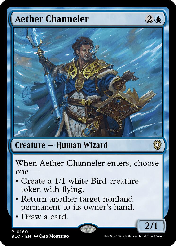Aether Channeler [Bloomburrow Commander] | Jomio and Rueliete's Cards and Comics