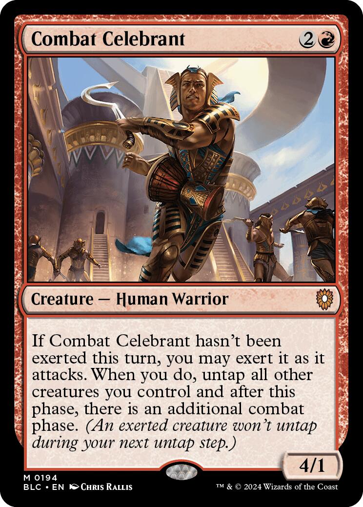 Combat Celebrant [Bloomburrow Commander] | Jomio and Rueliete's Cards and Comics
