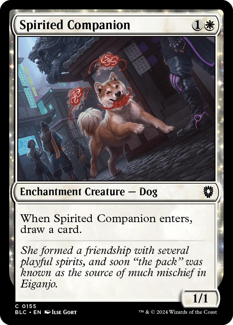 Spirited Companion [Bloomburrow Commander] | Jomio and Rueliete's Cards and Comics