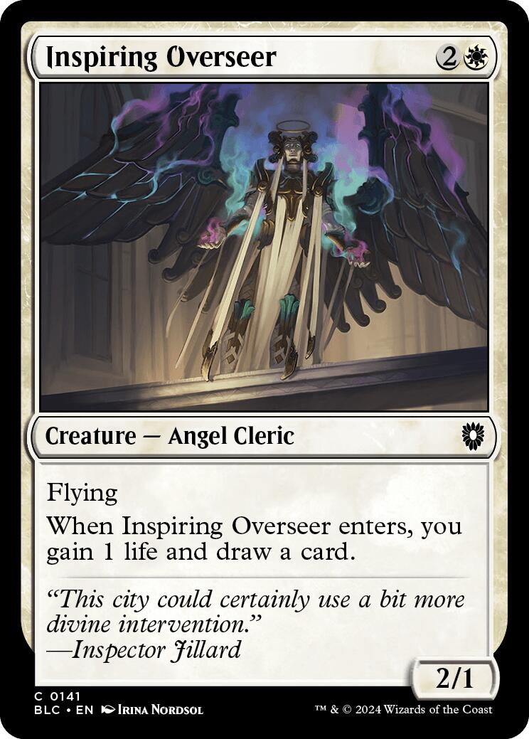 Inspiring Overseer [Bloomburrow Commander] | Jomio and Rueliete's Cards and Comics