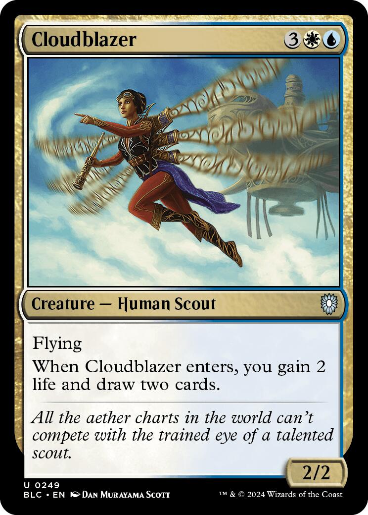 Cloudblazer [Bloomburrow Commander] | Jomio and Rueliete's Cards and Comics