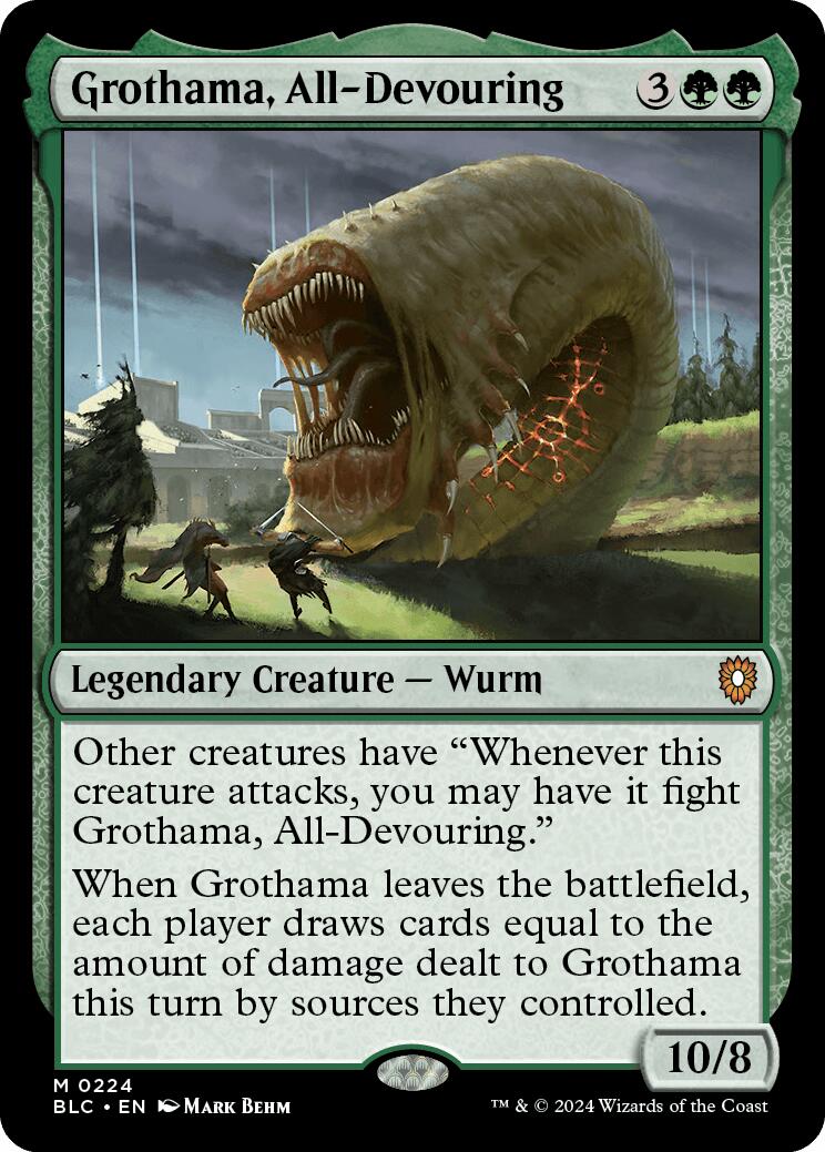 Grothama, All-Devouring [Bloomburrow Commander] | Jomio and Rueliete's Cards and Comics