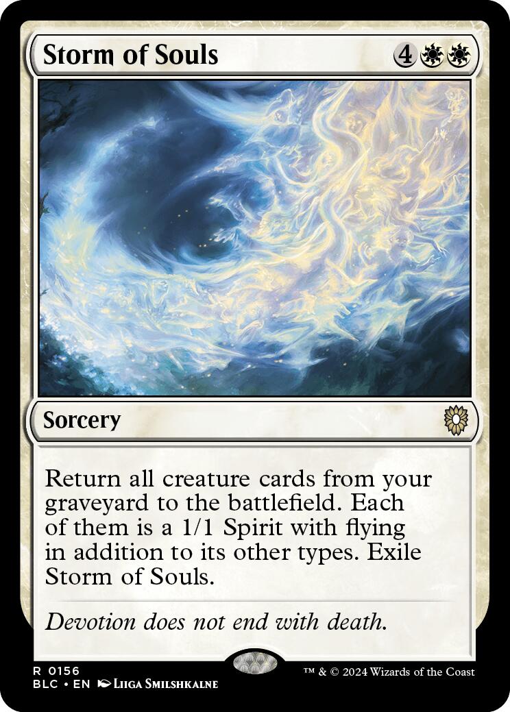 Storm of Souls [Bloomburrow Commander] | Jomio and Rueliete's Cards and Comics