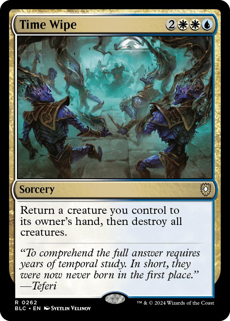 Time Wipe [Bloomburrow Commander] | Jomio and Rueliete's Cards and Comics