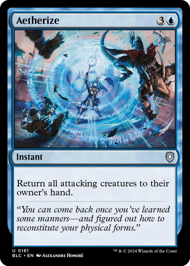 Aetherize [Bloomburrow Commander] | Jomio and Rueliete's Cards and Comics