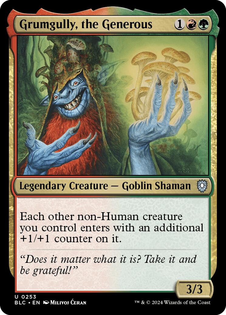 Grumgully, the Generous [Bloomburrow Commander] | Jomio and Rueliete's Cards and Comics