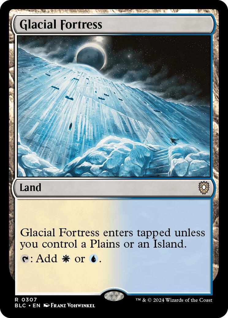 Glacial Fortress [Bloomburrow Commander] | Jomio and Rueliete's Cards and Comics