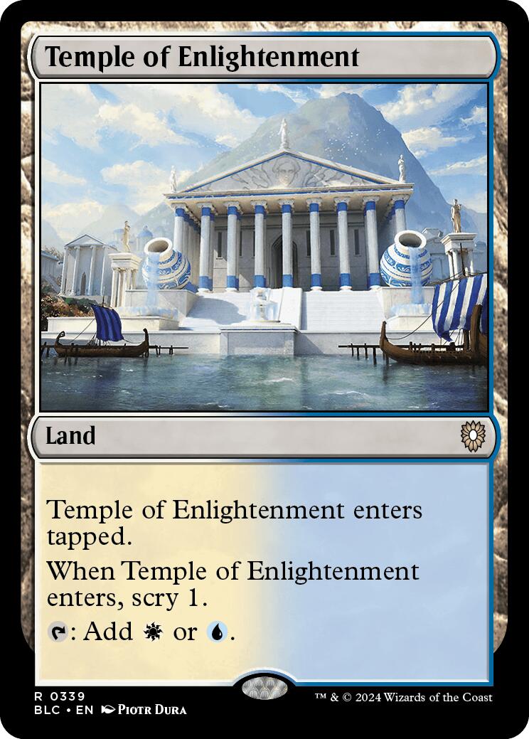 Temple of Enlightenment [Bloomburrow Commander] | Jomio and Rueliete's Cards and Comics