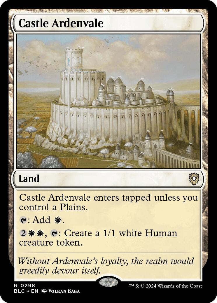 Castle Ardenvale [Bloomburrow Commander] | Jomio and Rueliete's Cards and Comics