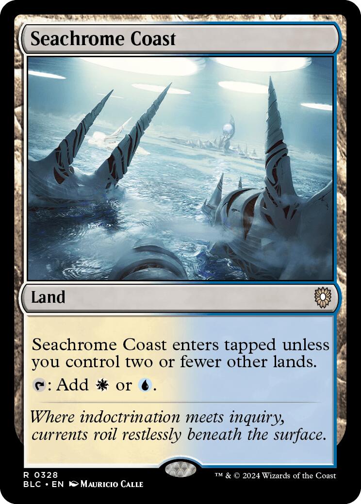 Seachrome Coast [Bloomburrow Commander] | Jomio and Rueliete's Cards and Comics