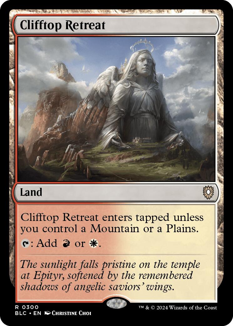 Clifftop Retreat [Bloomburrow Commander] | Jomio and Rueliete's Cards and Comics