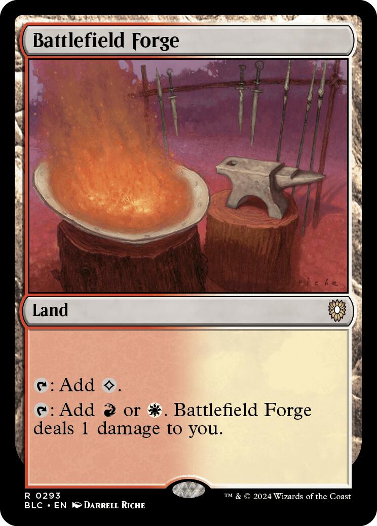 Battlefield Forge [Bloomburrow Commander] | Jomio and Rueliete's Cards and Comics