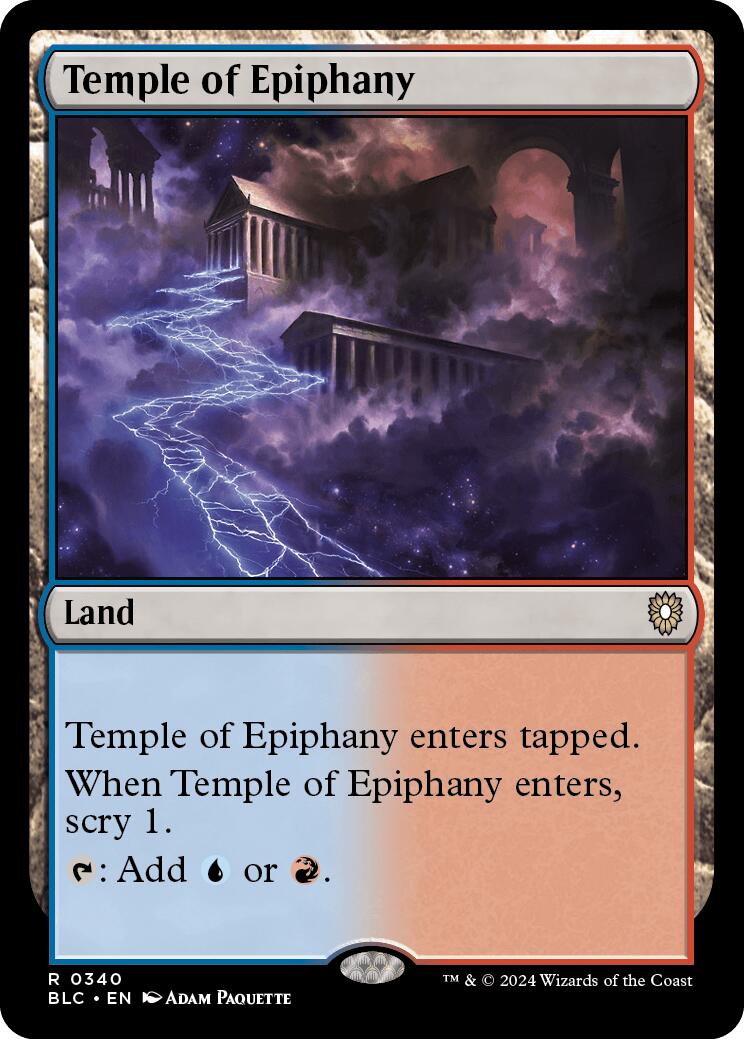 Temple of Epiphany [Bloomburrow Commander] | Jomio and Rueliete's Cards and Comics