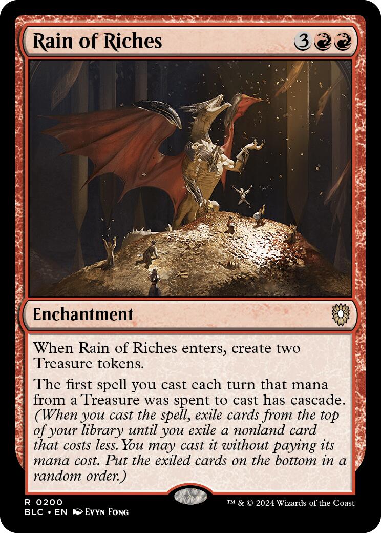 Rain of Riches [Bloomburrow Commander] | Jomio and Rueliete's Cards and Comics