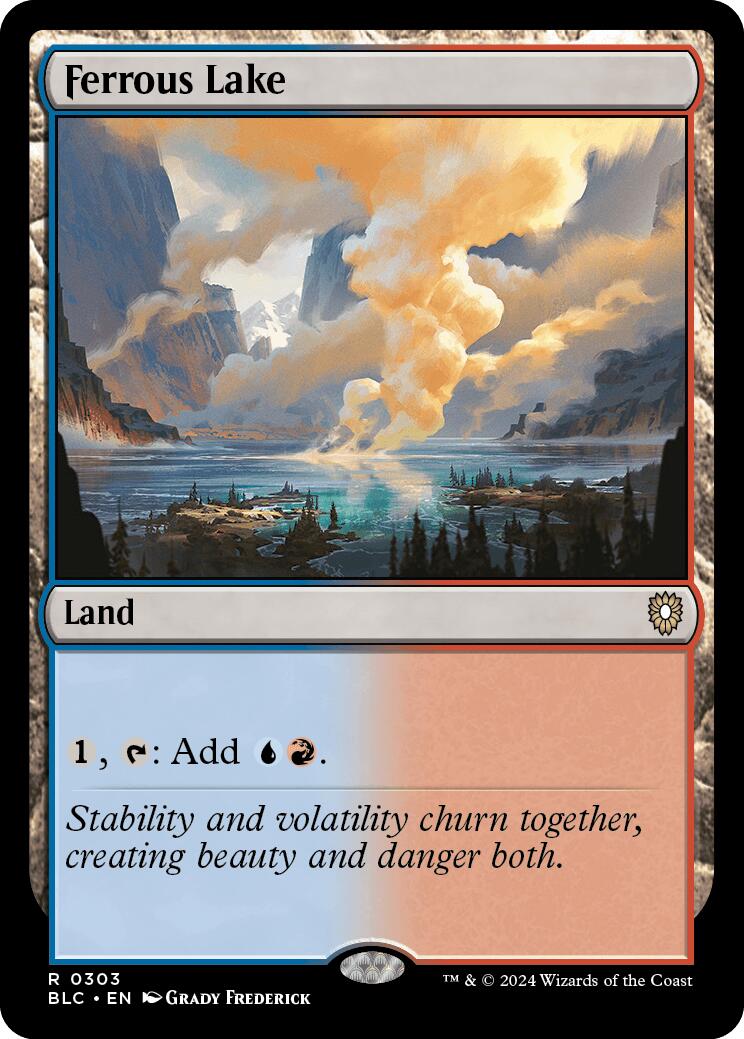 Ferrous Lake [Bloomburrow Commander] | Jomio and Rueliete's Cards and Comics